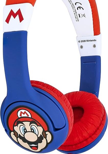 SUPER MARIO BLUE KIDS HEADPHONES (EUR)