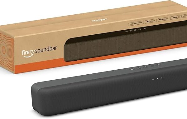 AMAZON FIRE TV SOUNDBAR 2.0 DTS VIRTUALX AND DOLBY AUDIO BT (OPEN BOX)